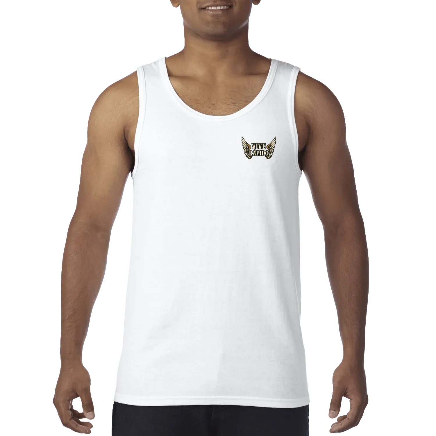 White front flat lay